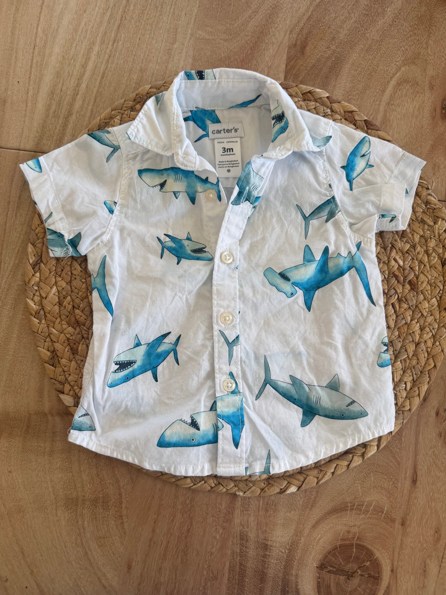 Chemise Carter’s 3 mois