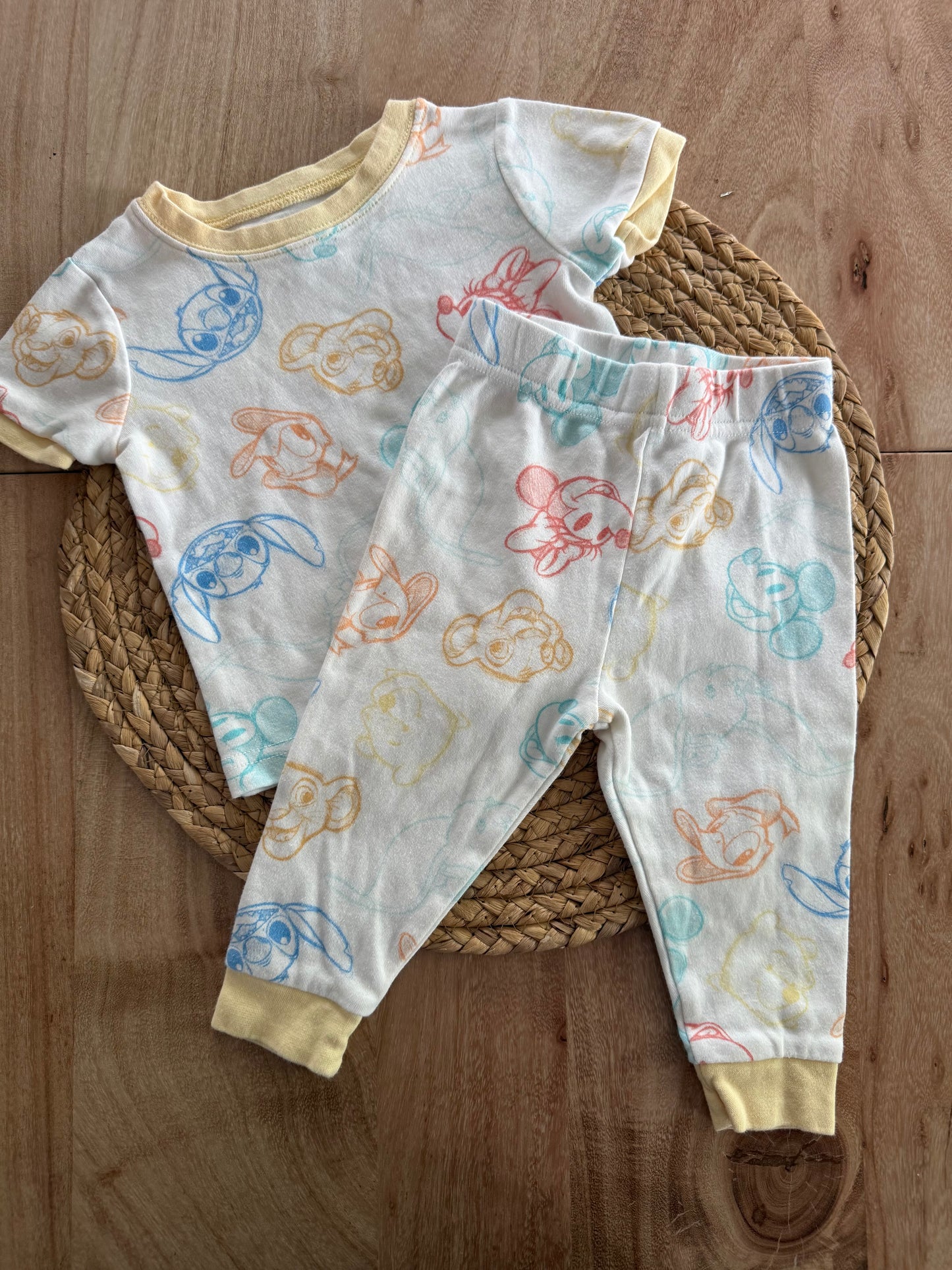 Pyjama 2 pièces Disney 12 mois