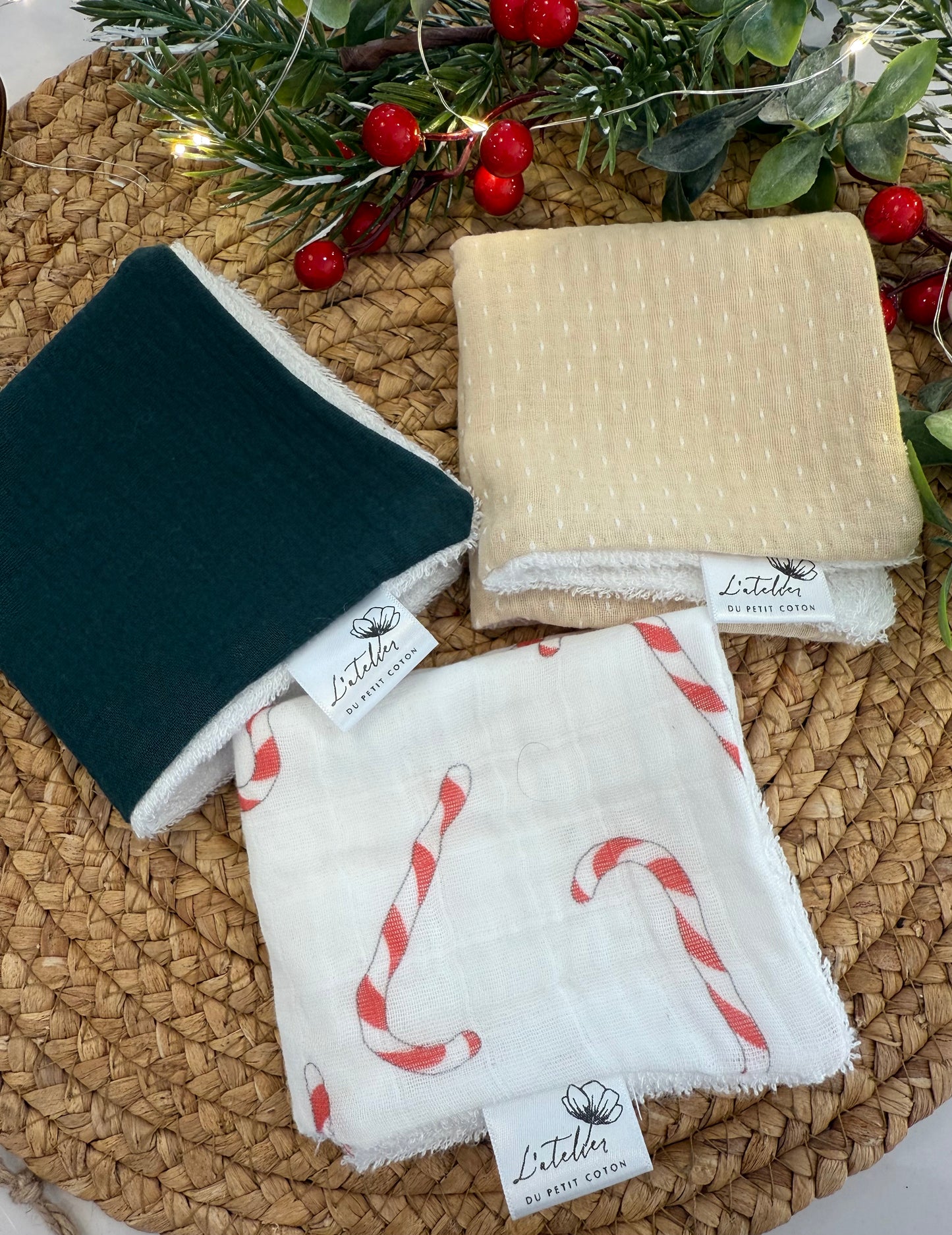 Débarbouillette de Noël