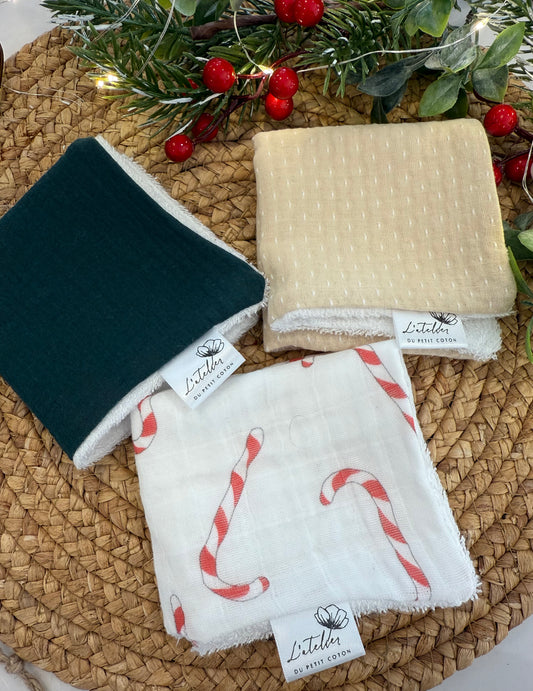 Débarbouillette de Noël