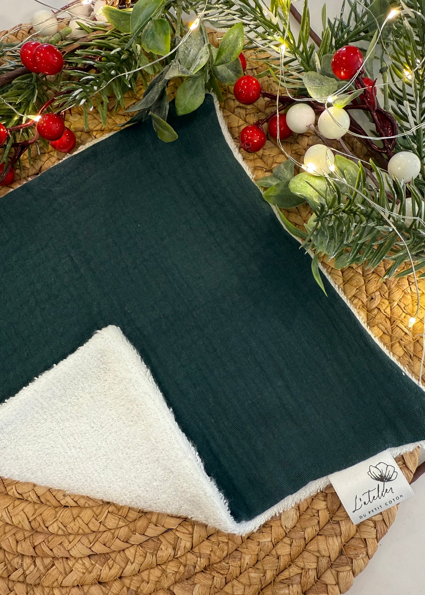 Débarbouillette de Noël