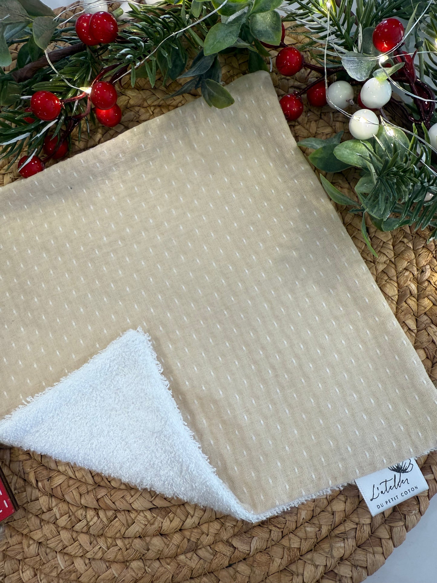 Débarbouillette de Noël