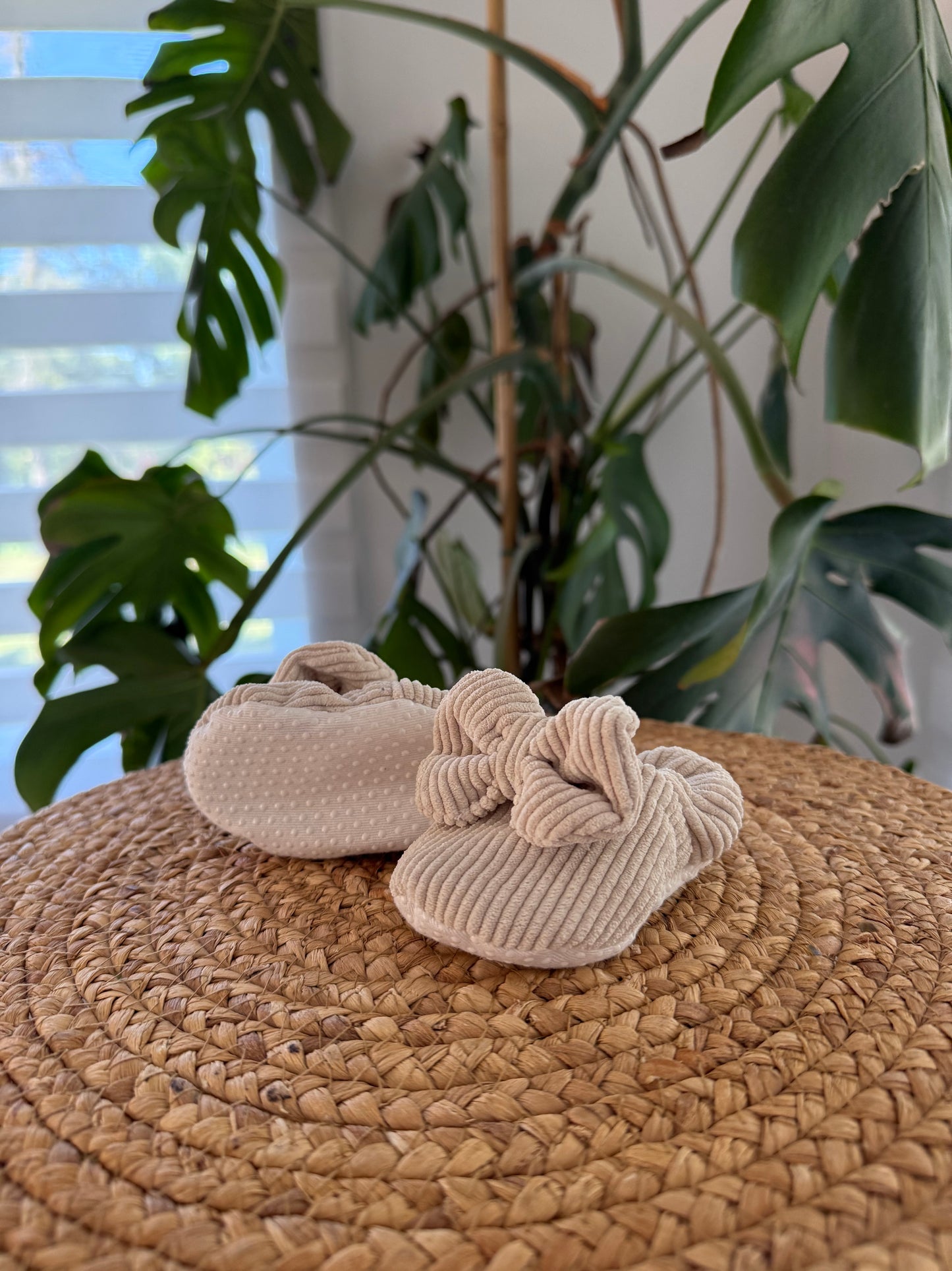 Pantoufle l’atelier du petit coton 3 mois