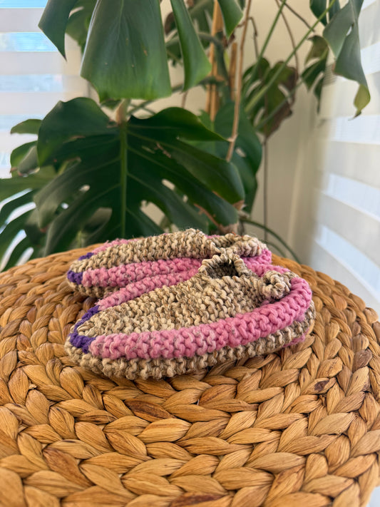 Pantoufle en tricot 7,5 C