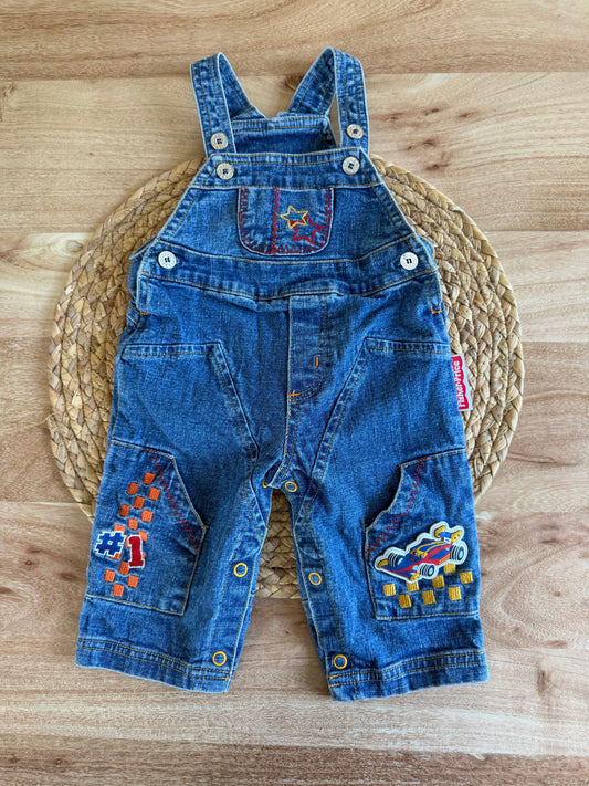 Salopette course vintage 9 mois