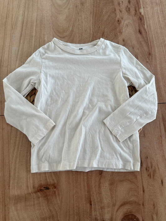Chandail H&m 4-6 T ( crème )