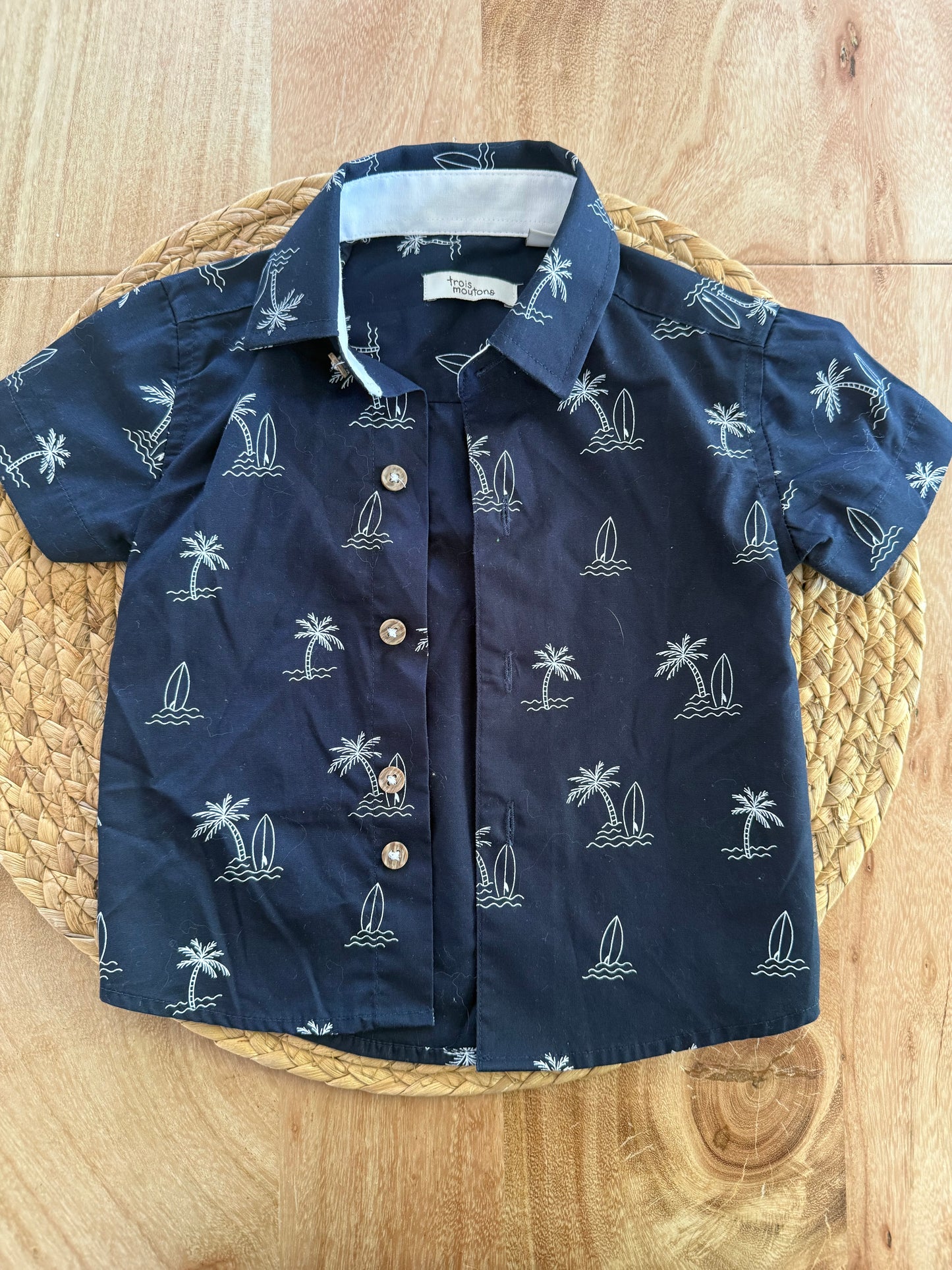 Chemise trois moutons 3 mois