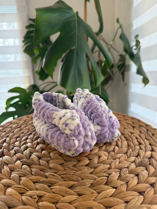 Pantoufle en tricot 12/24 mois