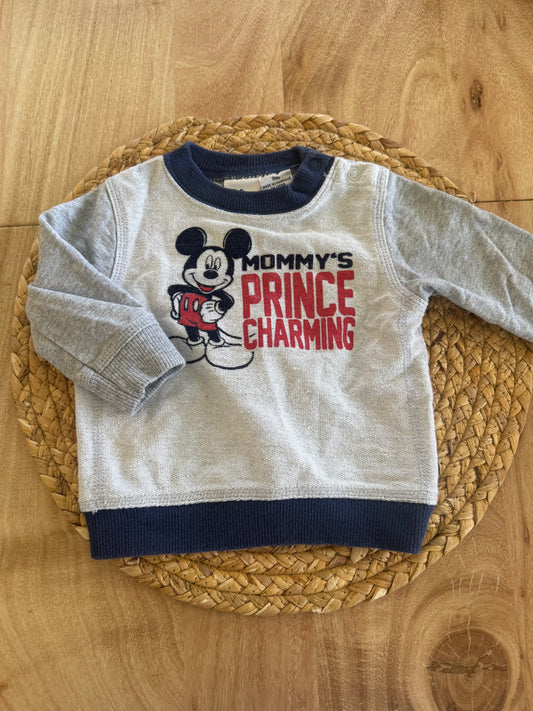 Chandail Mickey 3 mois