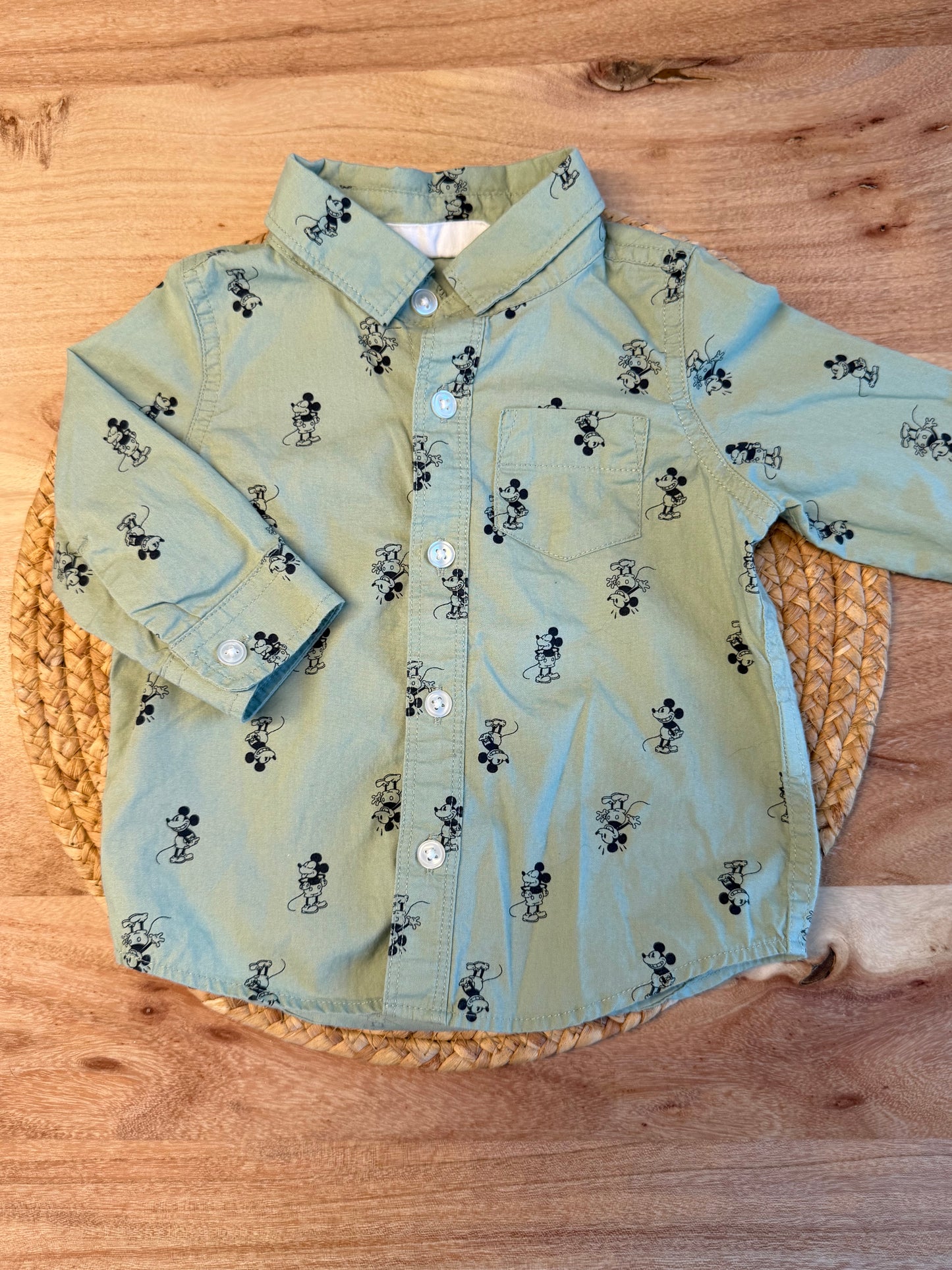 Chemise Mickey 6 mois