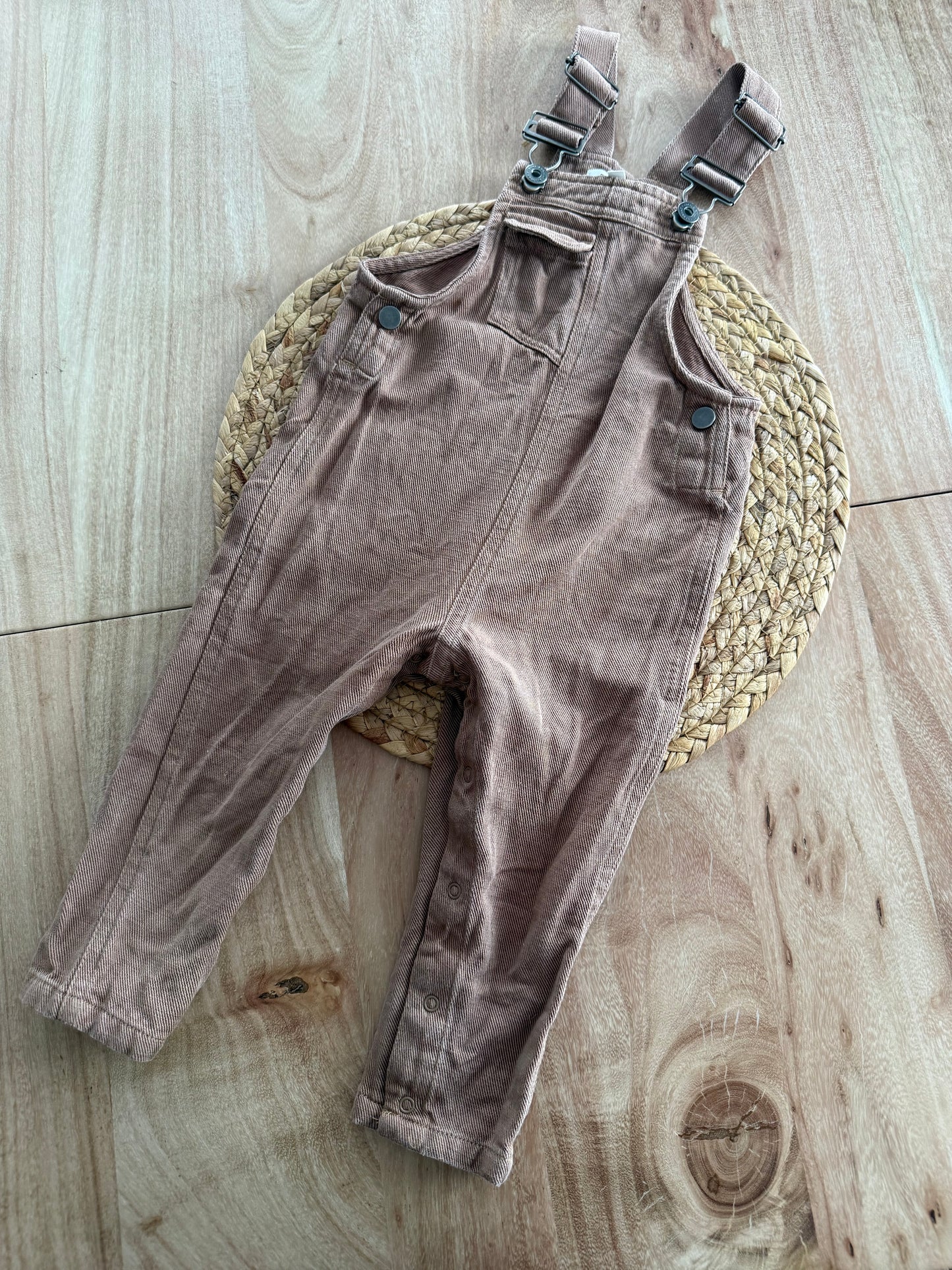 Salopette en jeans Aubainerie 18-24 mois