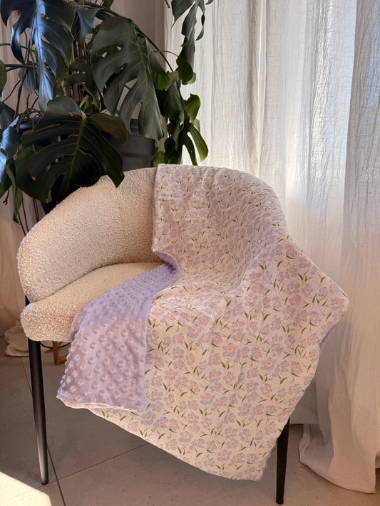 Doudou fleur lilas