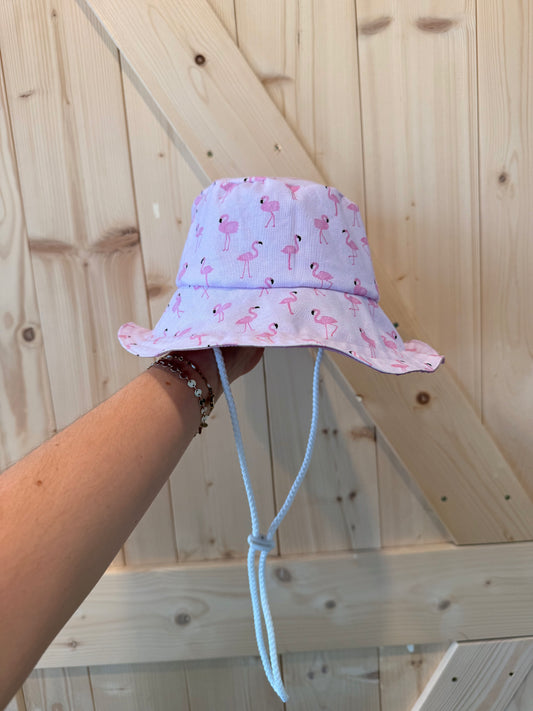 Chapeau flamant rose