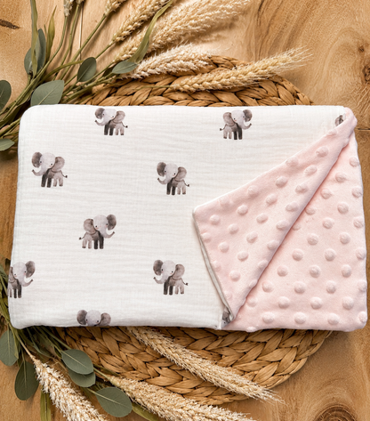 Doudou éléphant rose (précommande)